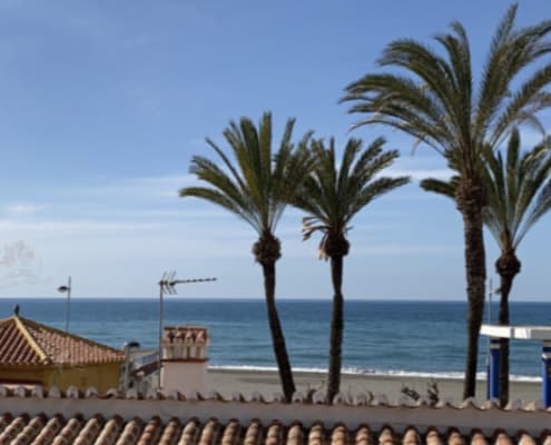 Meerblick auf Strand von Torrox - FeWo 01